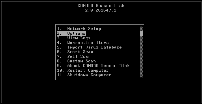 COMMENT CRÉER UNE CLÉ USB DE SECOURS ? Comodo%20rescue%20disk