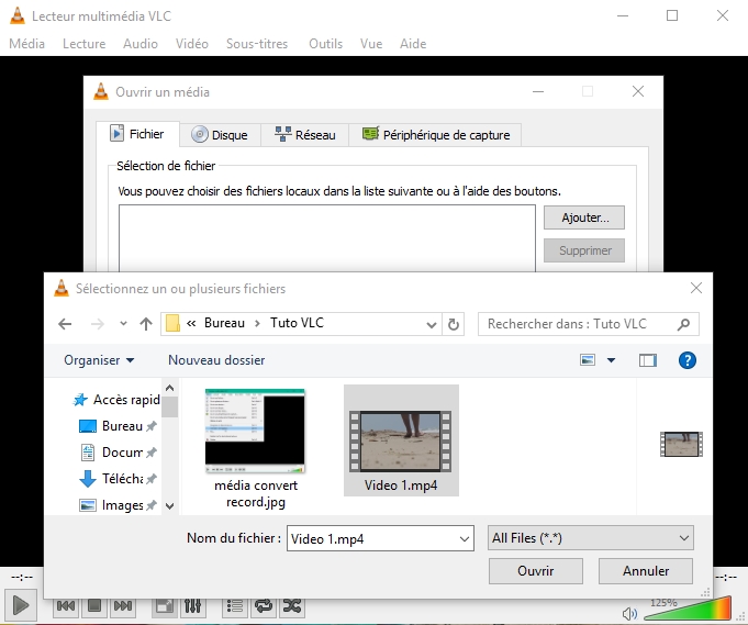 VLC : COMMENT CONVERTIR DES FICHIERS AUDIO OU VIDÉO ? Ajouter%20fichier