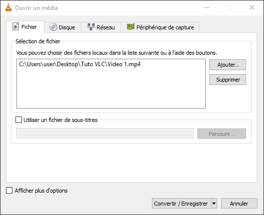 VLC : COMMENT CONVERTIR DES FICHIERS AUDIO OU VIDÉO ? Convertir%20enregistrer