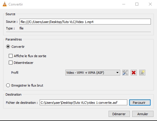 VLC : COMMENT CONVERTIR DES FICHIERS AUDIO OU VIDÉO ? D%C3%A9marrer%20conversion