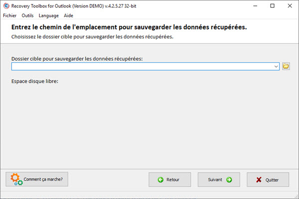 COMMENT RÉPARER UN FICHIER .OST OU .PST AVEC RECOVERY TOOLBOX FOR OUTLOOK ? Recovery%20Toolbox-6