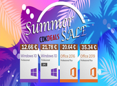 Soldes d'été: Windows 10 (Authentique à vie) pour 12 € seulement, Office 2019 35 € seulement, et plus encore !