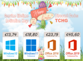 Obtenez Windows 10 pour 11 €, Office pour 23 € et des logiciels informatiques au meilleur prix.