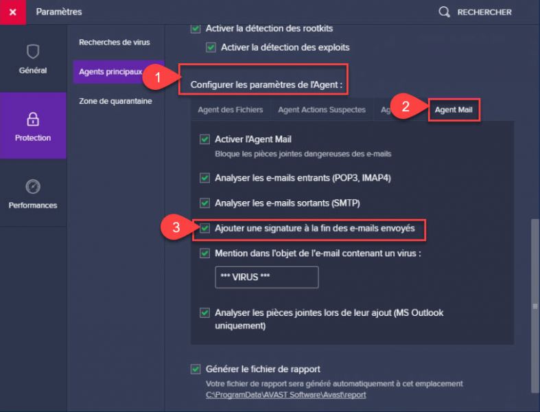 COMMENT DÉSACTIVER LA SIGNATURE D’EMAIL D’AVAST ANTIVIRUS GRATUIT ? Avast%20signature%203