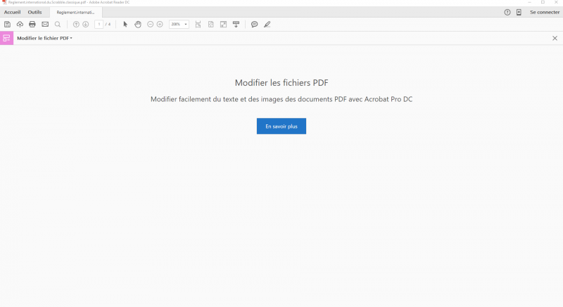 Comment éditer un fichier PDF avec Adobe Acrobat Reader
