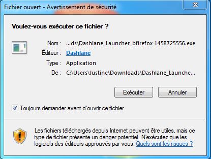 dashlane-installation