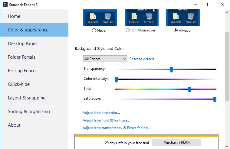 Stardock Fences