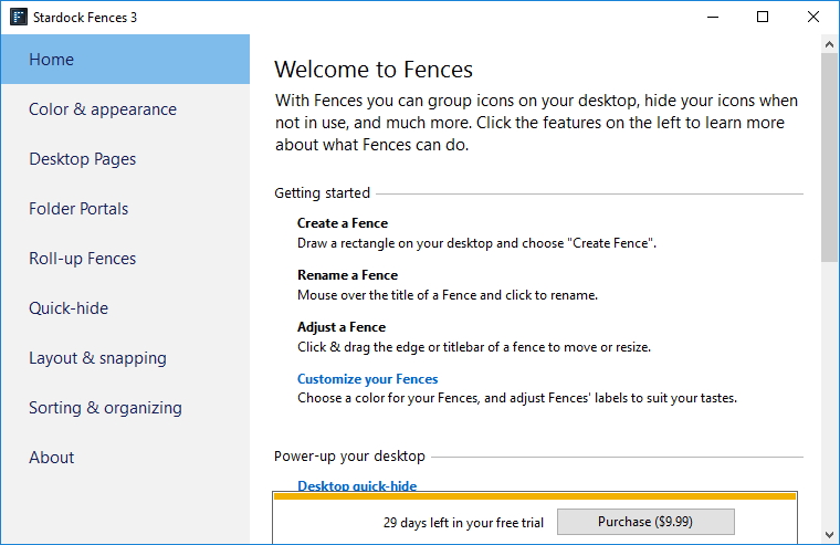 Stardock Fences