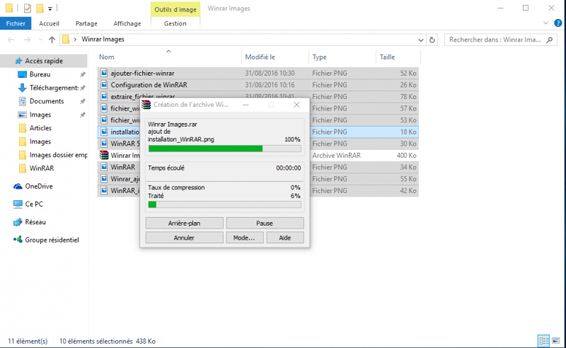 compression_fichiers_winrar