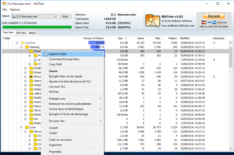 COMMENT IDENTIFIER ET SUPPRIMER LES FICHIERS VOLUMINEUX DE SON DISQUE DUR ? 2016-08-23%2014_33_57-Greenshot