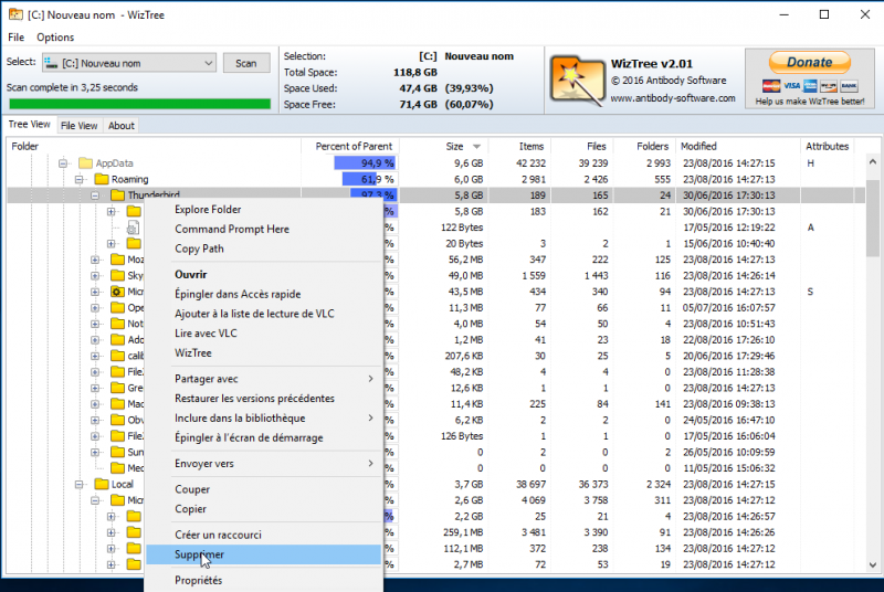 COMMENT IDENTIFIER ET SUPPRIMER LES FICHIERS VOLUMINEUX DE SON DISQUE DUR ? 2016-08-23%2014_34_44-Greenshot