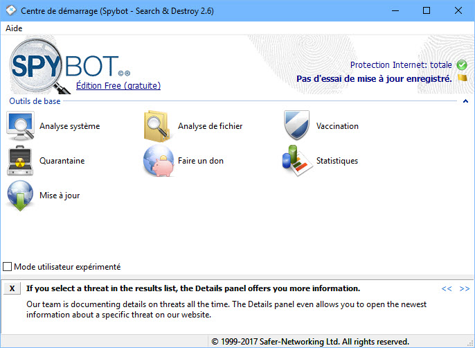 LES ALTERNATIVES À MALWAREBYTES ANTI-MALWARE Spybot%20search