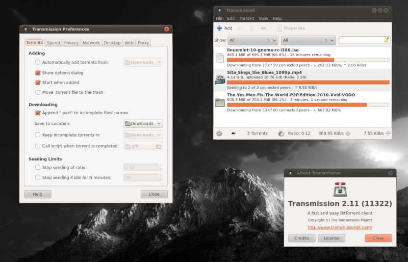 LES MEILLEURES ALTERNATIVES À UTORRENT Transmission%20linux