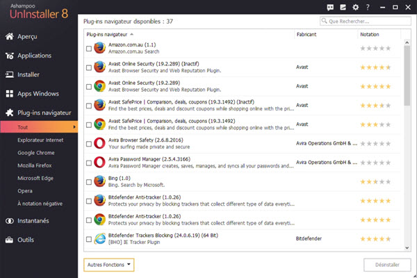 COMMENT SUPPRIMER FACILEMENT LES PROGRAMMES INUTILES AVEC ASHAMPOO UNINSTALLER ? Plugin-screen